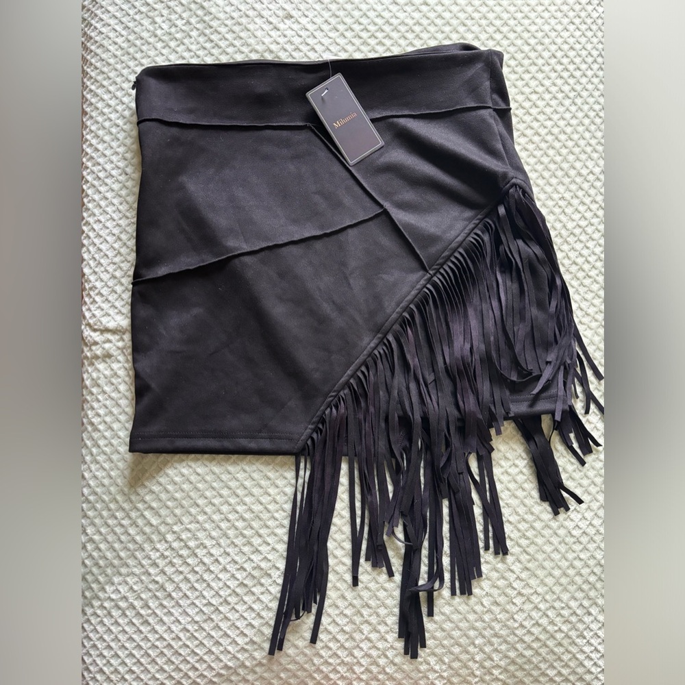 Fringe skirt